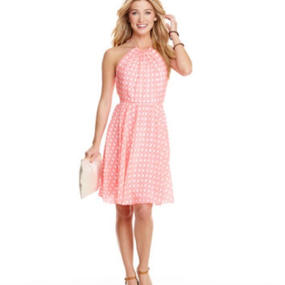 Size 8 silk halter dress. Vineyard vines